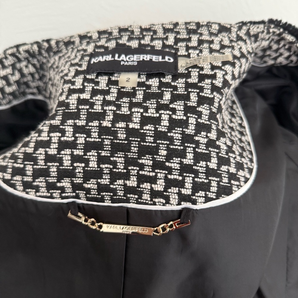 Karl Lagerfeld Jacket Size 2 - Picture 5 of 9